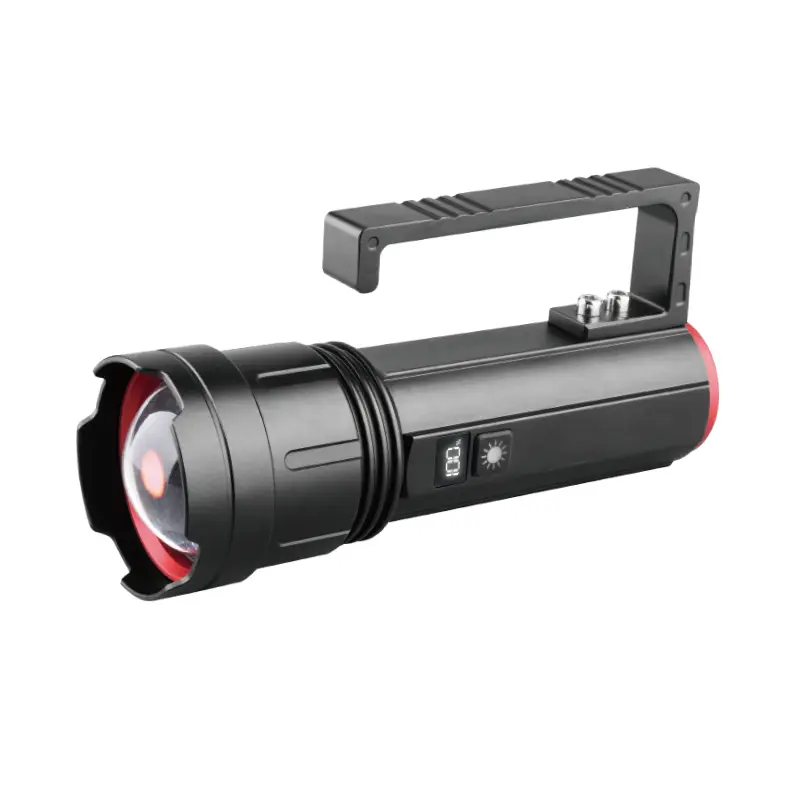 50W laser zuri eskuko linterna kargagarria